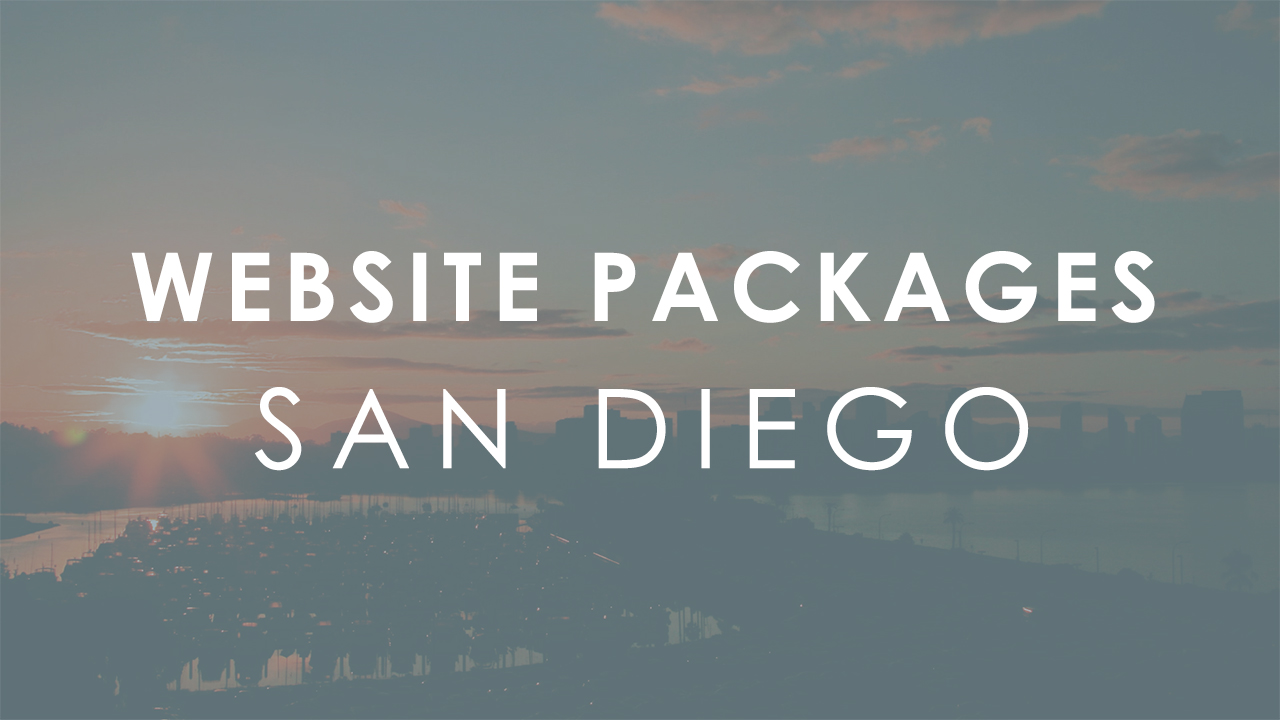 website packages for san diego small businesses